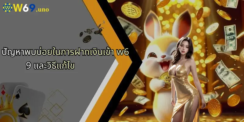 ปัญหาพบบ่อยในการฝากเงินเข้า w69 และวิธีแก้ไข